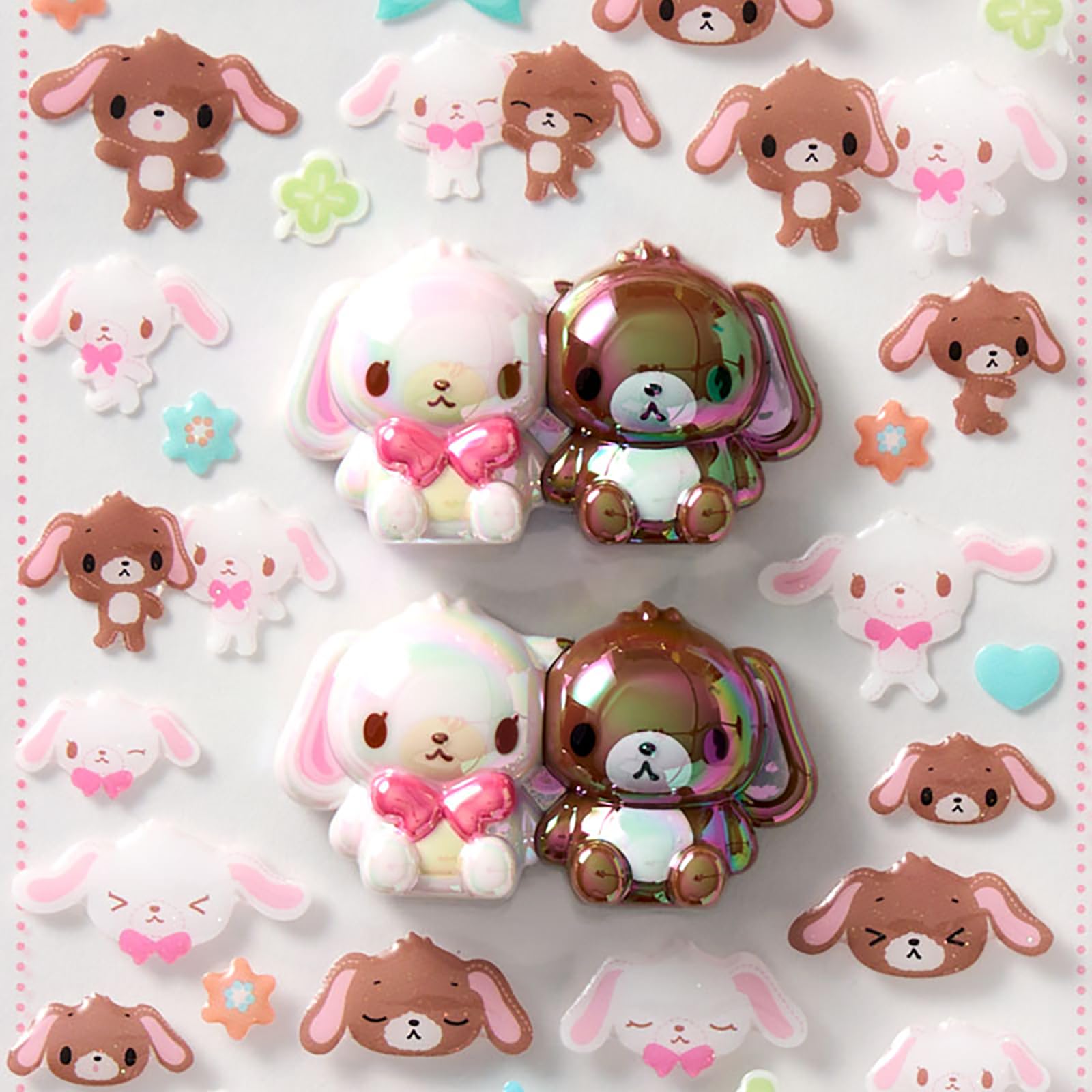 Amazon | サンリオ(SANRIO) オーロラ立体シール シュガーバニーズ 対象