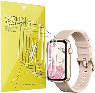 Lamshaw Compatible for SHANG WING Smart Watches Screen Protector, [6 Pack] Full Coverage TPU Clear Film Compatible for SHANG WING LYNN2 Smart Watches (6 pack)