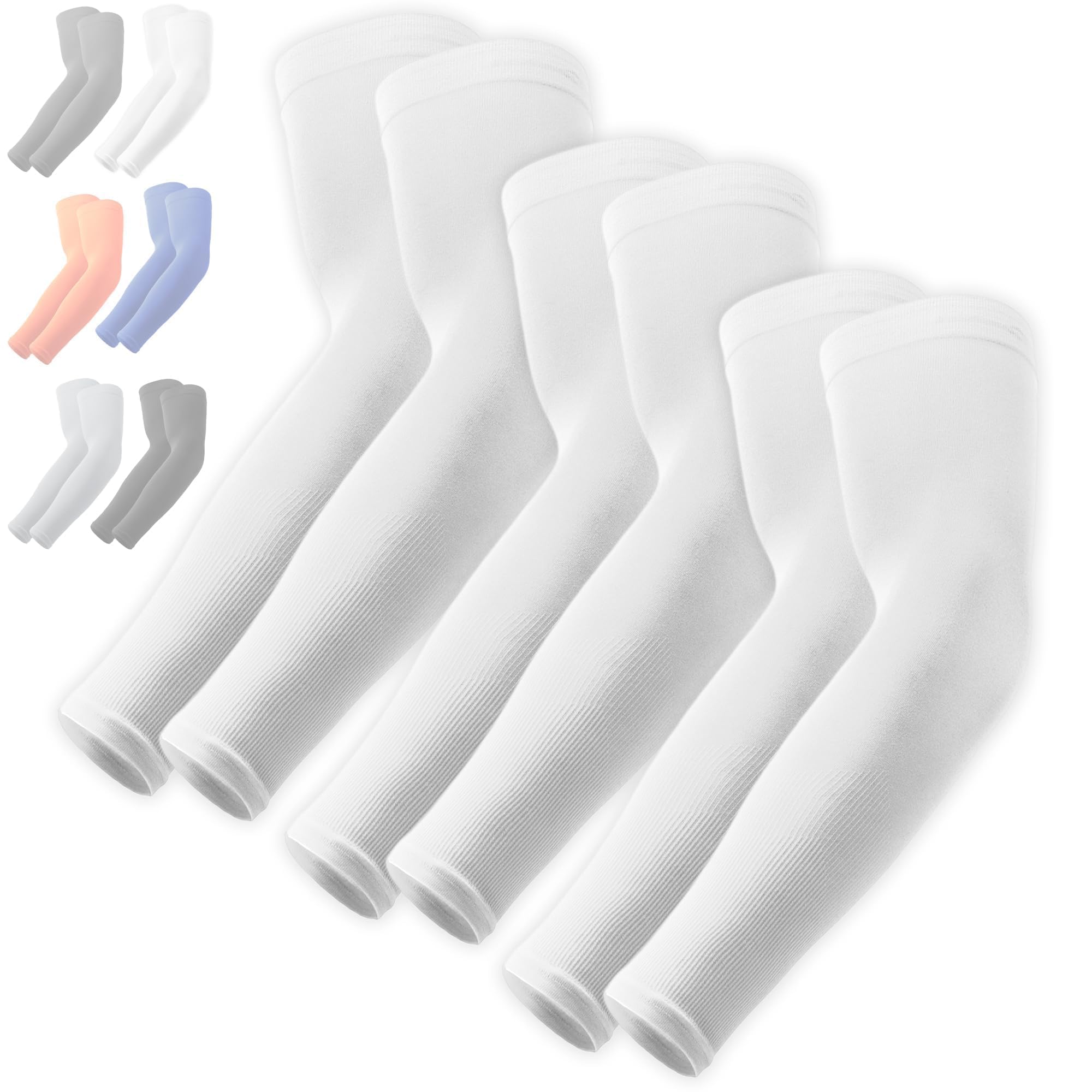 OutdoorEssentialsUV Sun Protection Arm Sleeves - Compression Arm Sleeve, UV Arm Sleeves Men, Women - Golf Cooling Sleeves
