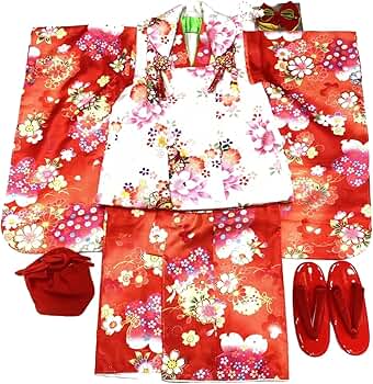 七五三 着物 3歳 被布・着物6点セット 友禅柄 花柄 新品 mi526 Amazon | 七五三 着物 3歳 被布・着物6点セット 友禅柄 花柄