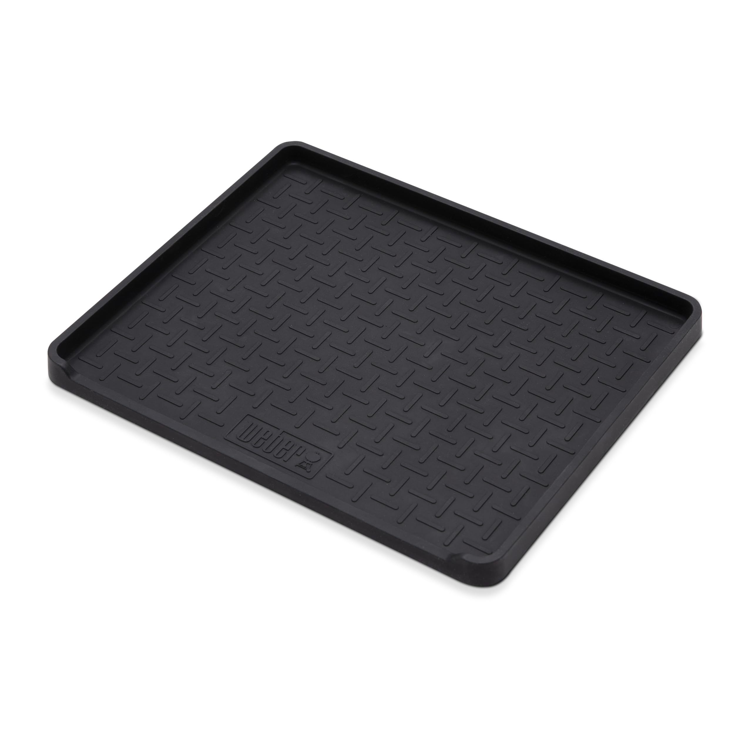 Weber Tapis à Outils en Silicone résistant à la Chaleur, 1,5 x 28 x 23 cm, Noir