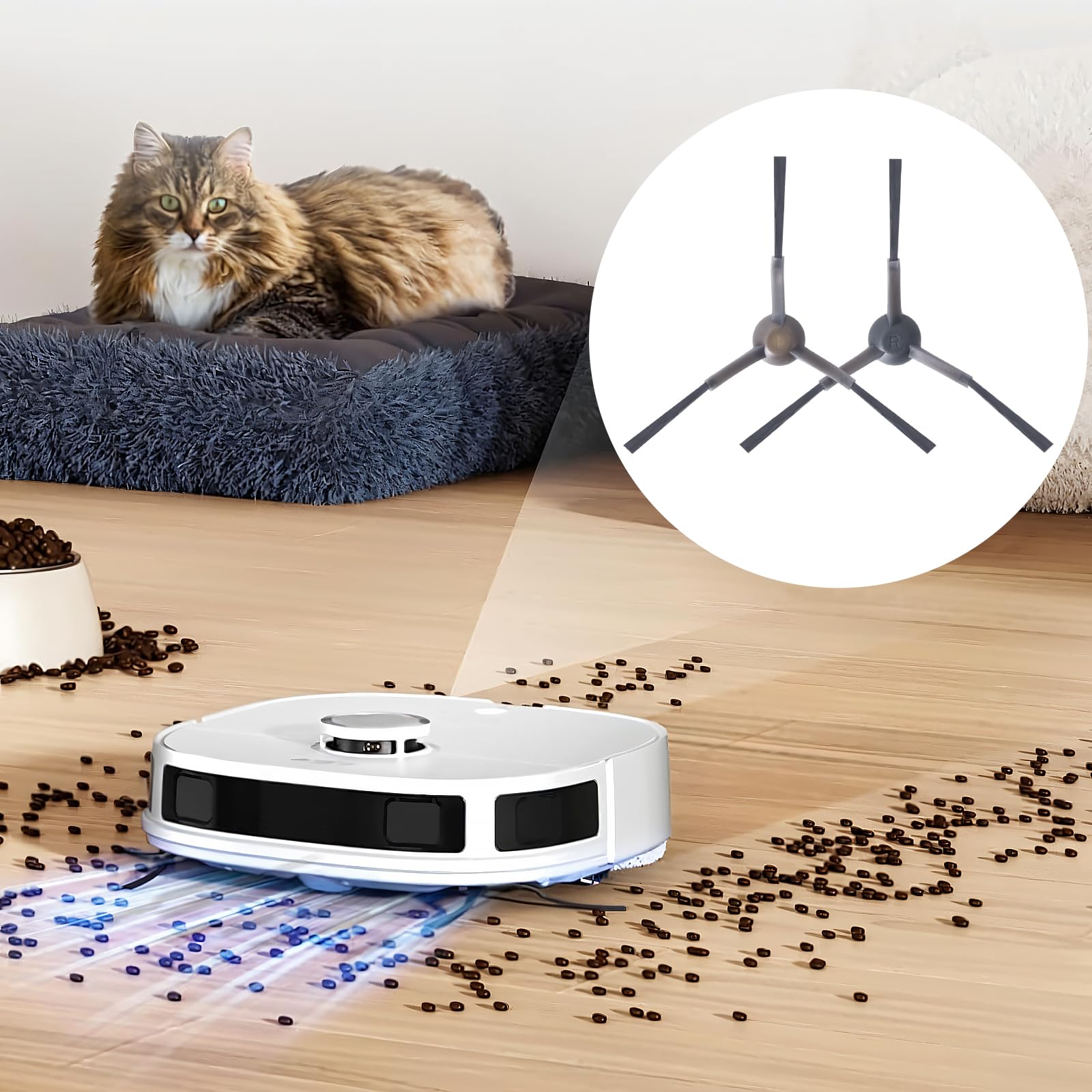 Compatible Pour Midea M9 / VCR S20 Plus, EUREKA E10s, Eureka E20 Plus, Obode A8, Accessoires, Brosse Principale, Vadrouille, Pièces De Rechange