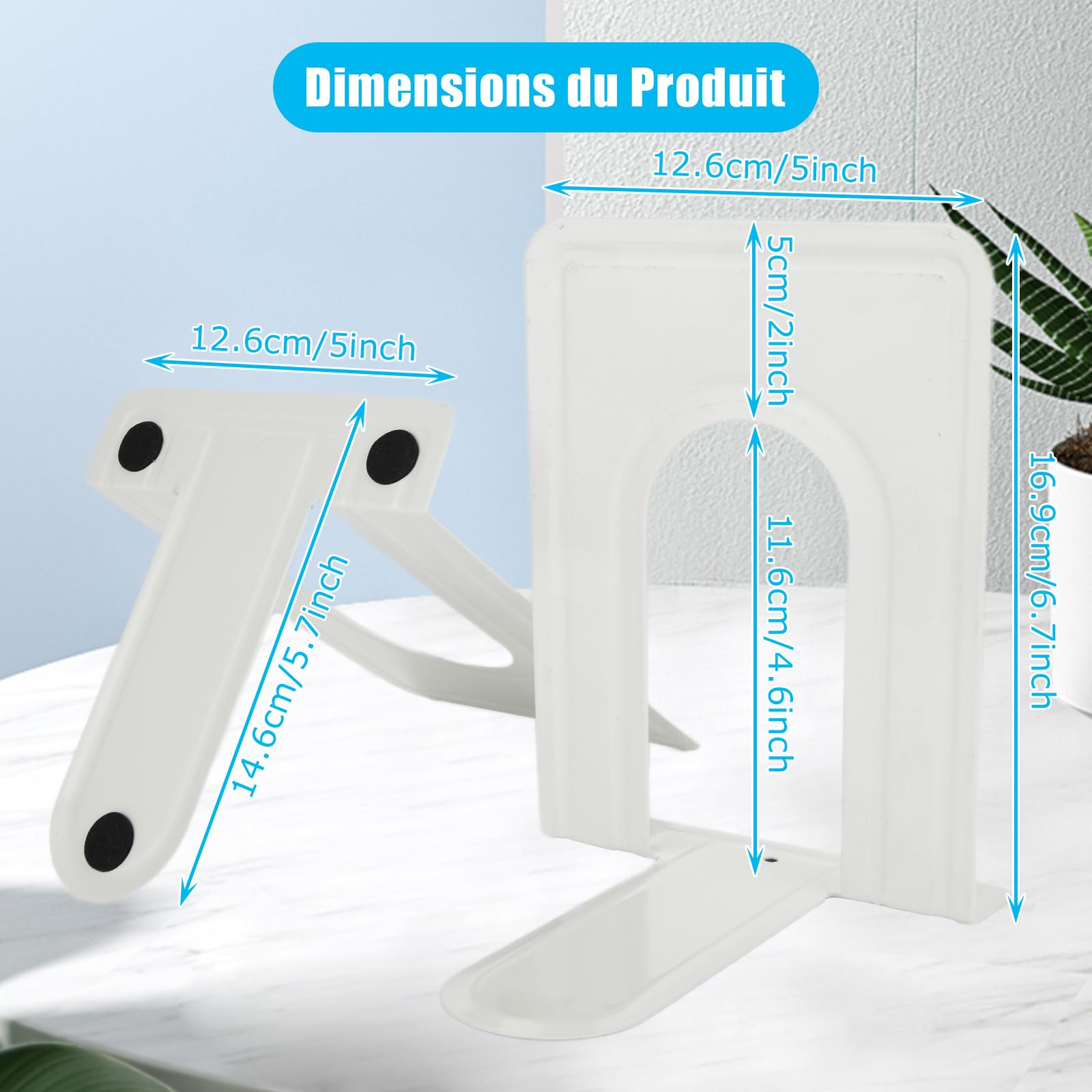Serre-Livres à Pinces pour étagères : Serre-Livres | FindTheDeal