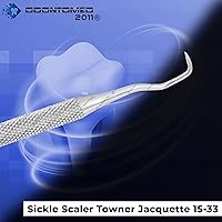 Vista 4 de ODM - Herramienta profesional de raspador de sarro dental – púa dental, removedor de sarro de doble extremo para dientes, removedor de placa