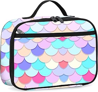 rickyh stylerickyh style Lunch Box with Padded Liner, Spacious Insulated Lunch Bag Durable Thermal Lunch Cooler Pack with Strap for Men Women Boys Girls Adults School Sports Beach Picnic Work Camp,2 Pocket