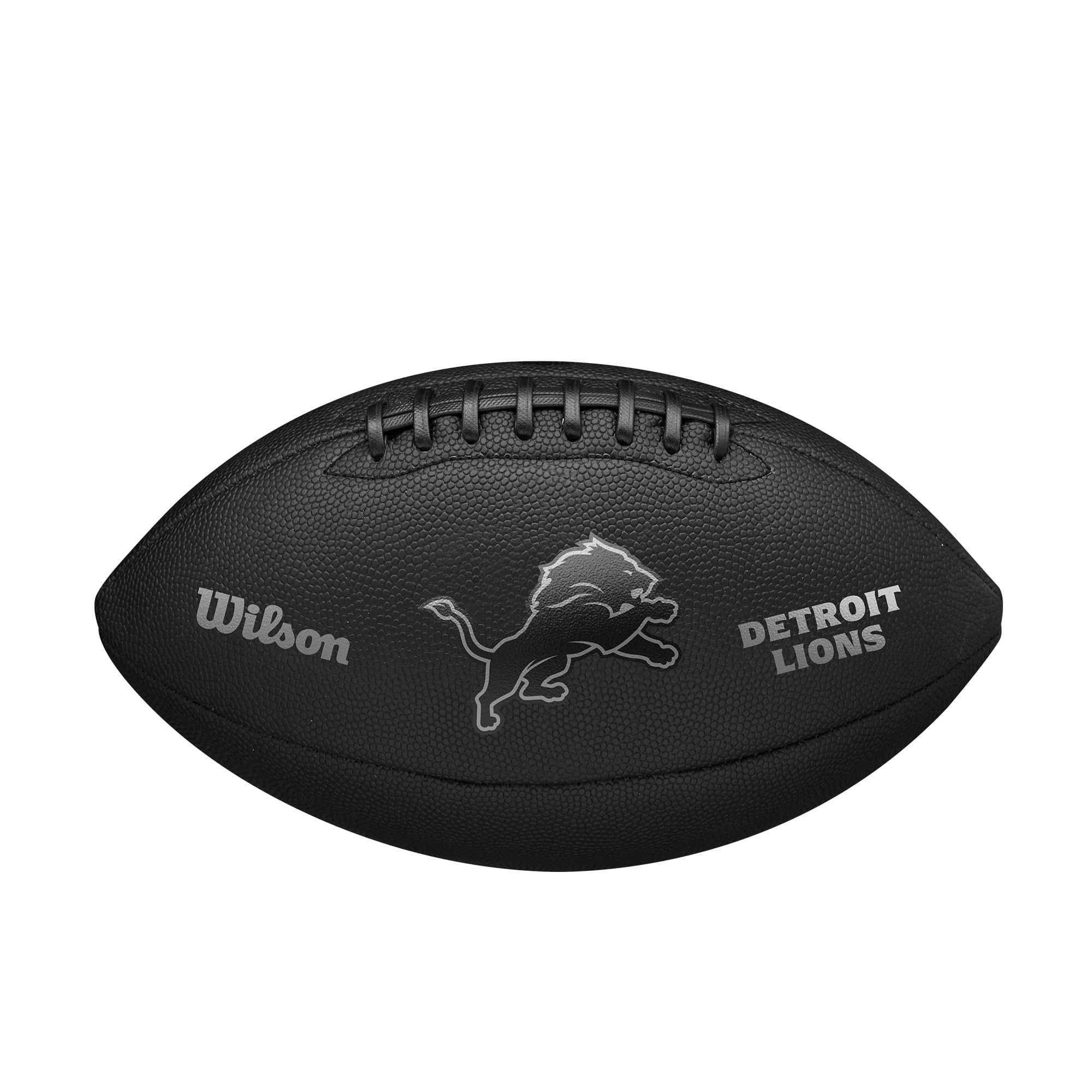 Wilson NFL Team Metallic Premiere Ballon de Football Taille Officielle Detroit Lions