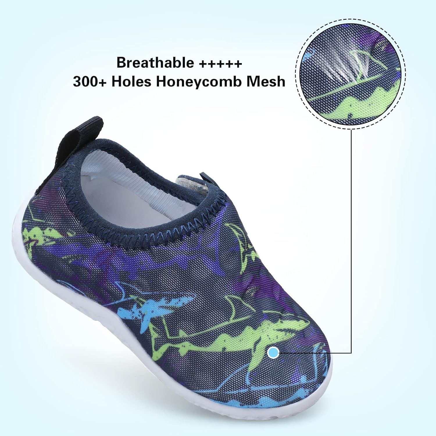 Centipede Demon Toddler Water Shoes for Girls Boys Kids Barefoot Swim Beach Aqua Socks Summer Sandals Breathable Quick Dry for Pool River Outdoor Water Sports - Image 5