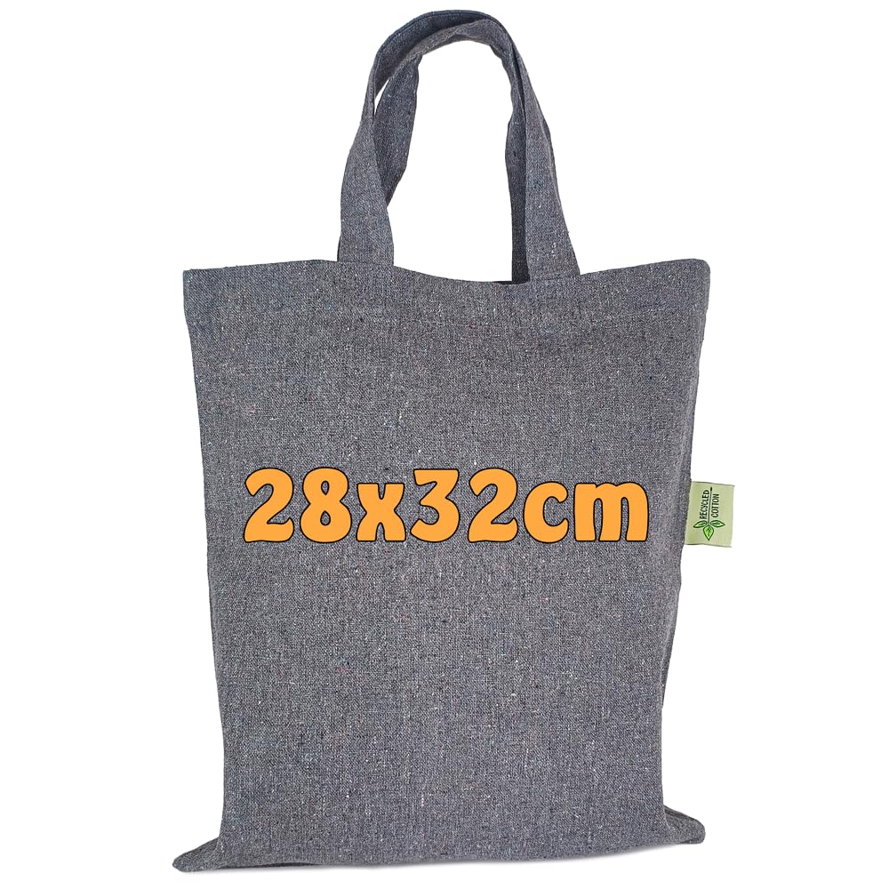 Cottonbagjoe | Baumwolltaschen zum Bemalen | 28x32 cm | Stoffbeutel | DIY | Bauwollbeutel | kurze Henkel | DIN A4 | Geschenktasche | Jutebeutel