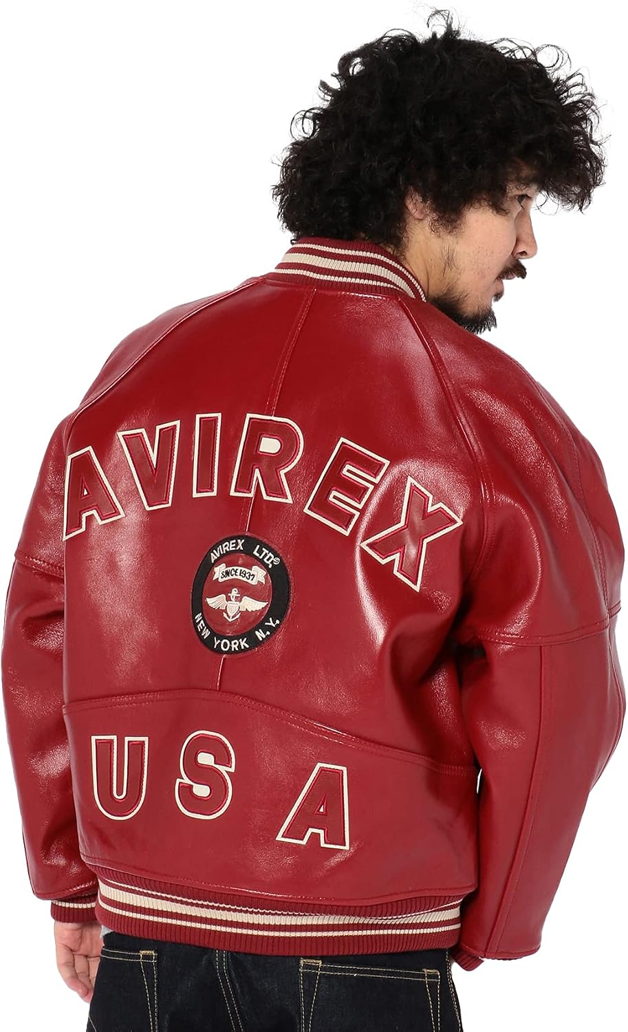 Amazon | [アヴィレックス] スタジャン VARSITY JACKET 6181032 メンズ