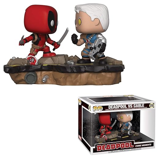 En Oferta Funko Pop Marvel: Comic Moments - Deadpool Vs Cable Vinyl Figure