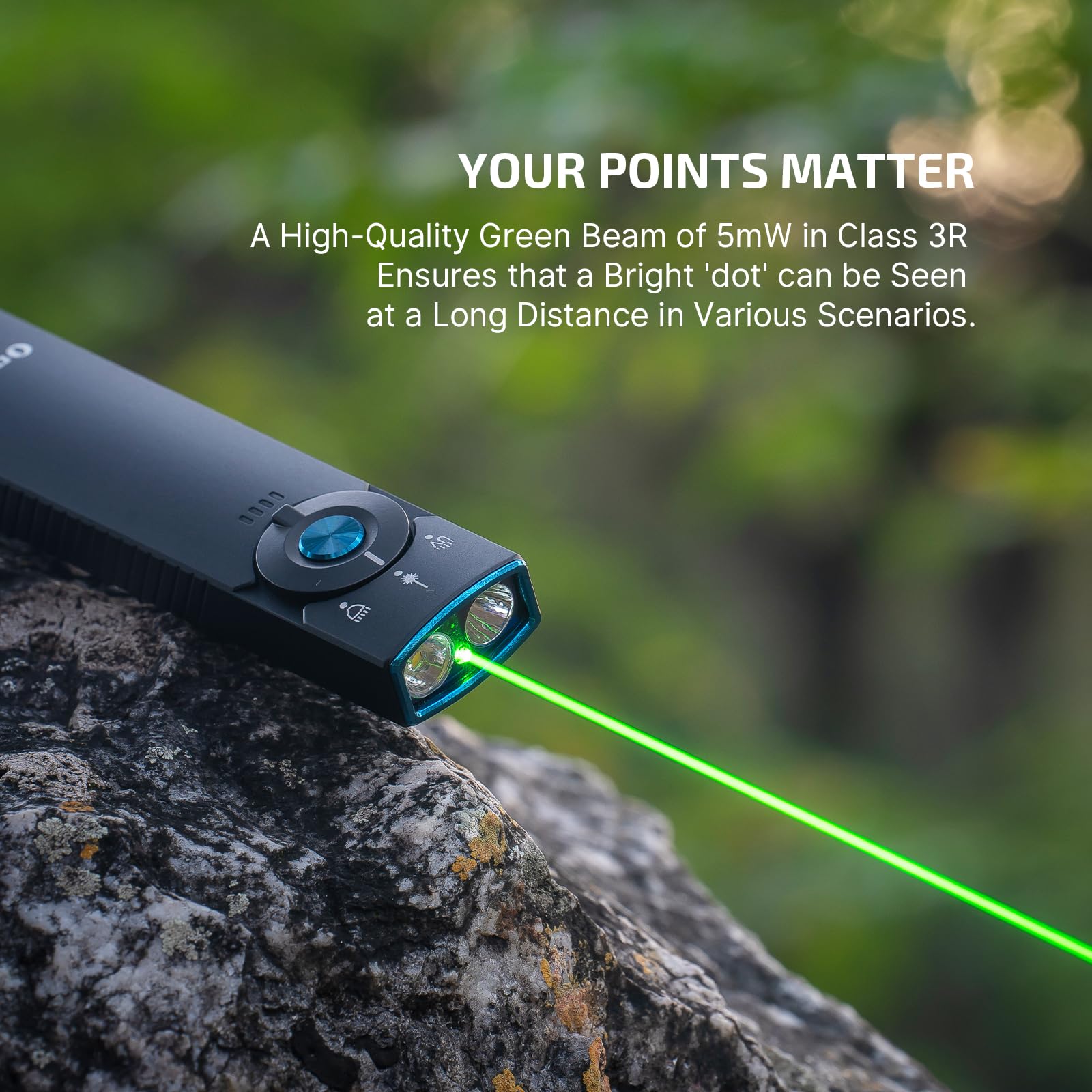 OLIGHT Arkfeld Pro 3-in-1 Rechargeable LED Flashlight with UV