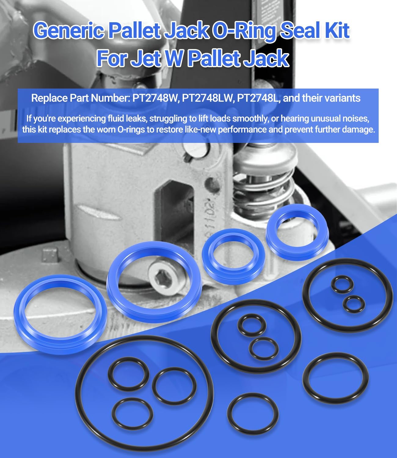PT2748W-94 Pallet Jack O-Ring Seal Kit for Jet W Pallet Jack PT2748W / PT2748LW / PT2748L