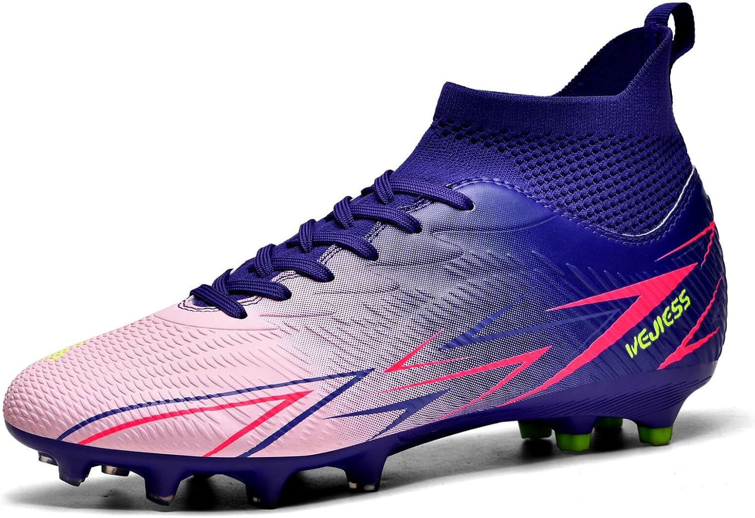 Indoor Soccer Cleats Mens Womens Turf Soccer Cleats Wide Socer Shoes FG AG TF High Ankle Football Boots - Image 5