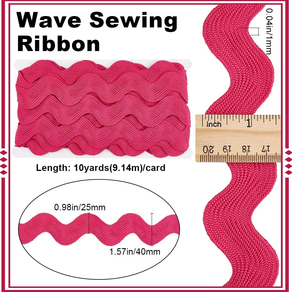 Snapklik.com : GORGECRAFT 10 Yard 1.58 Inch Jumbo RIC Rac Lace Trim ...