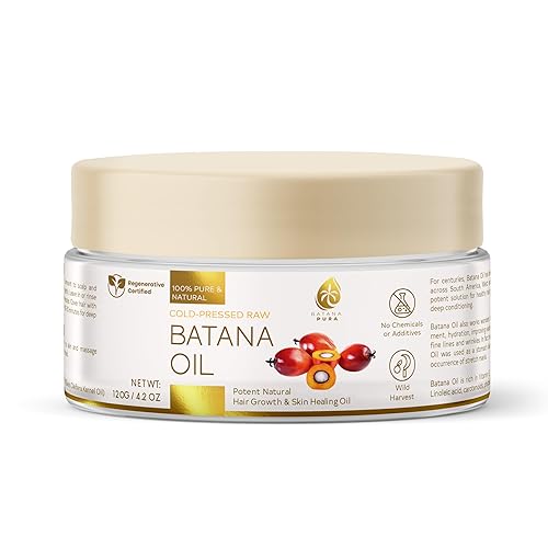 Aceite de batana 100% crudo prensado en frío, potente aceite natural para el crecimiento del cabello y curación de la piel, certificado orgánico y