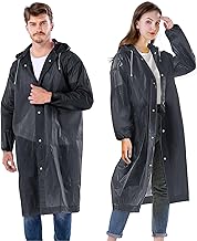 AOKITO Poncho Antipioggia per Donna e Uomo - Impermeabile Riutilizzabile Impermeabile, Mantella Antipioggia in Materiale EVA Traspirante per Escursionismo, Ciclismo, Campeggio e Viaggi