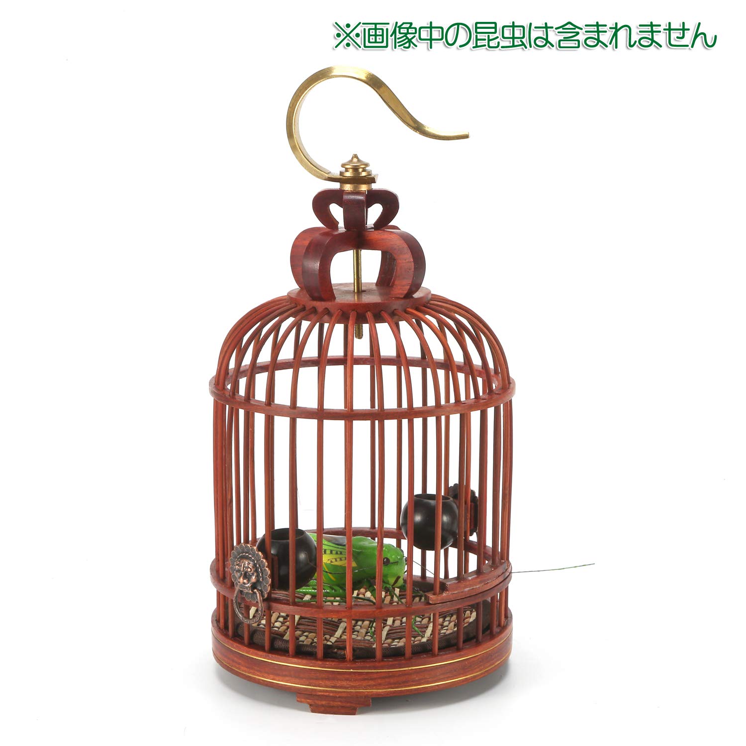 Amazon | [華能] 虫かご ギスカゴ 丸虫かご 木製 ハンドメイド 中国