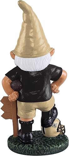 Miniatura 8 de foco Estatua de jardín al aire libre con logotipo de equipo de la NFL, diseño de gnomo, 8 pulgadas