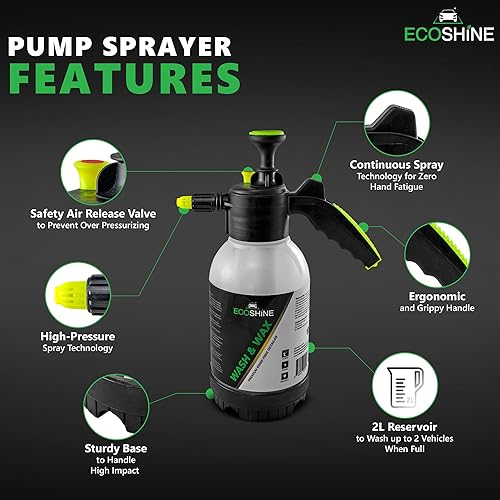 Miniatura 5 de Kit de lavado y cera sin agua para detalles de coche  Pulverizador de lavado de autos súper concentrado sin agua y sin enjuague  Lavar y encerar más