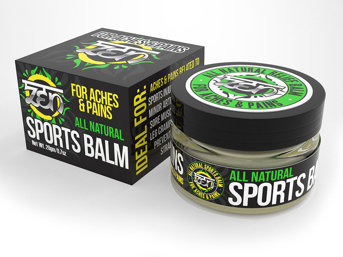 Buy Zen All Natural Sports Balm to Relieve Aches & Pains Related to