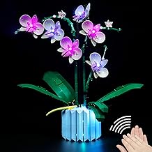 LocoLee LED Light Set Compatible with Lego Orchid, LED Lighting Set Compatible with LEGO 10311 Orchid Botanical Collection Set - Only Light Set, No Model (Voice Control)