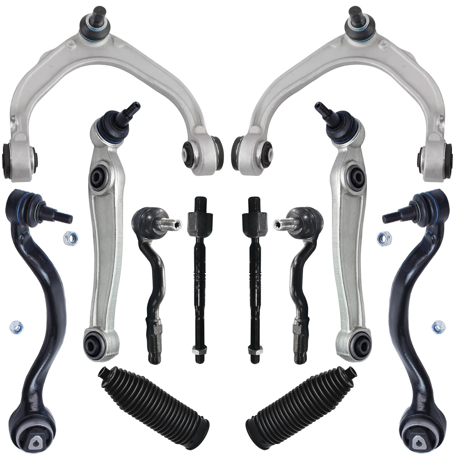 Detroit Axle - 12pc Front End Kit for 2007-2013 BMW X5 2008-2014 X6