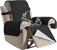 Vista 1 de HVERSAILTEX - Funda protectora para sillón reclinable 100 impermeable acolchada con correa elástica y parte posterior con huellitas de silicón