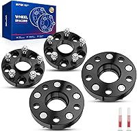 Vista 195 de KAX Espaciadores de rueda 4x4, adaptadores de espaciadores de rueda de 1" con pernos de 1/2" x20, diámetro del cubo de 59 mm, 2 piezas para Xpress