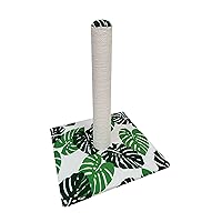 Croci Green Leaves High - Tiragraffi alto a colonna 62 cm, per Gatti Adulti Grandi e Piccoli