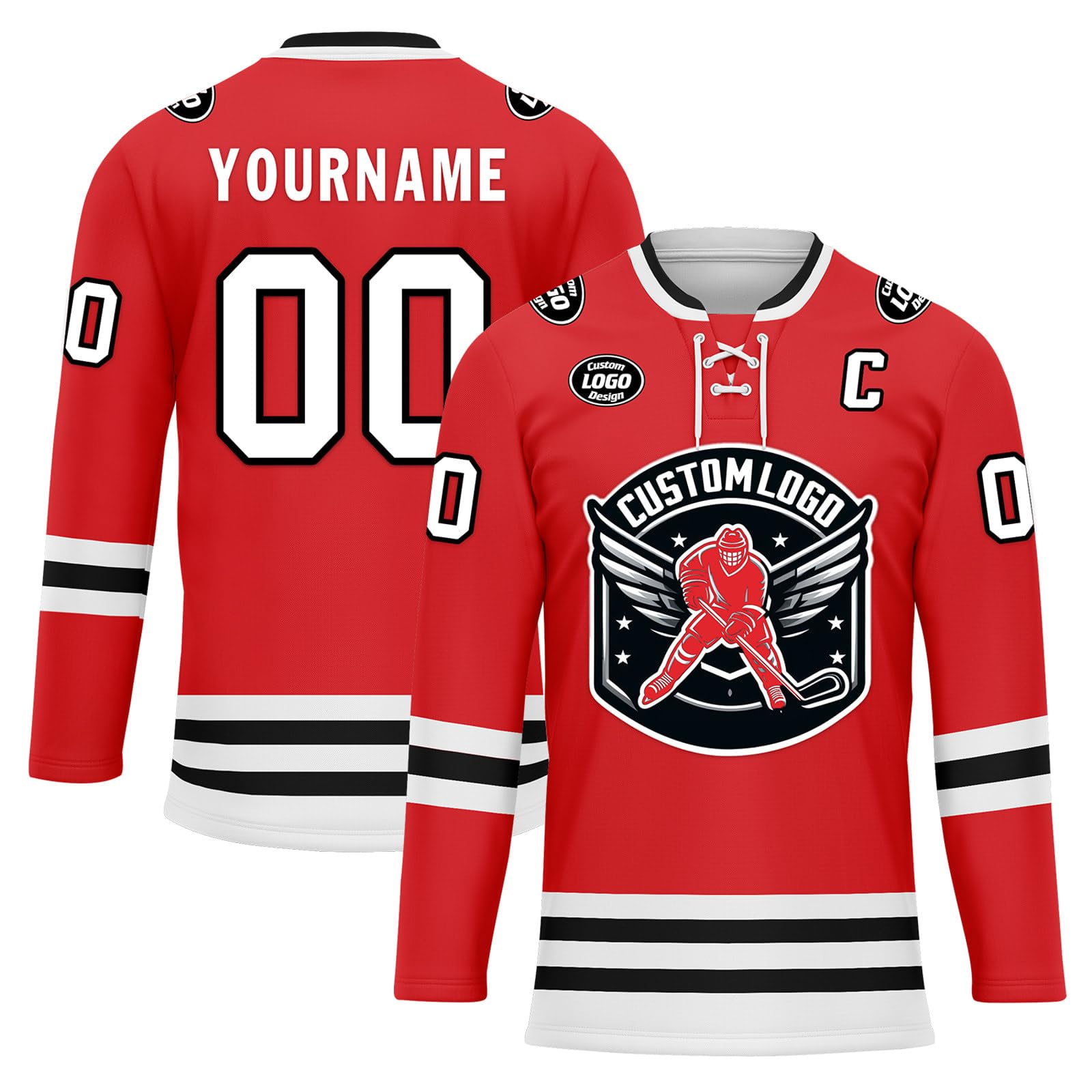 Custom Ice &amp; Field Hockey Jersey for Men Women Youth, Personalized Practice Training Team Uniform Sports Outfit