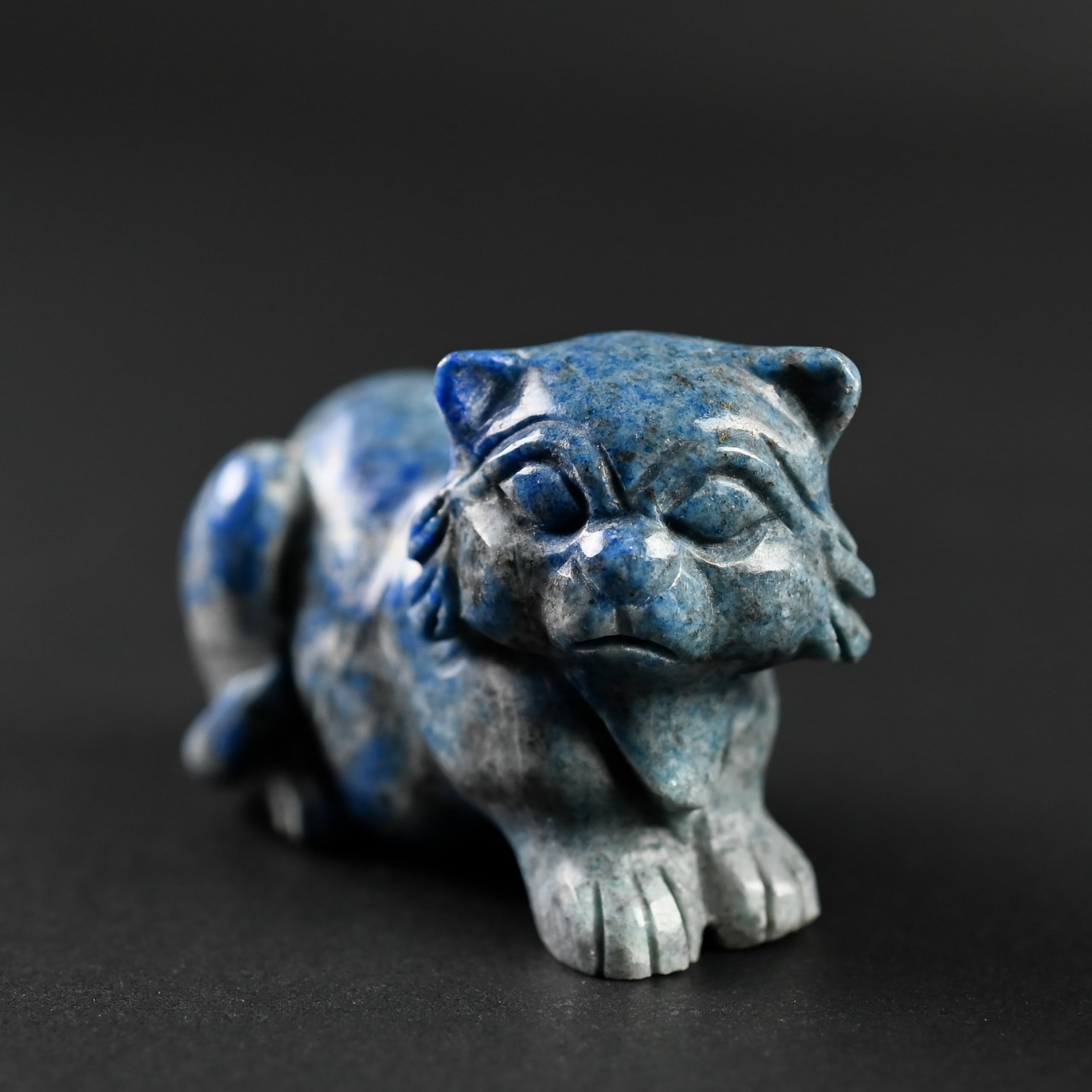 ☆b384、ソリッドブ ラス 背の高い立ち猫の彫刻 1980年 ☆b384