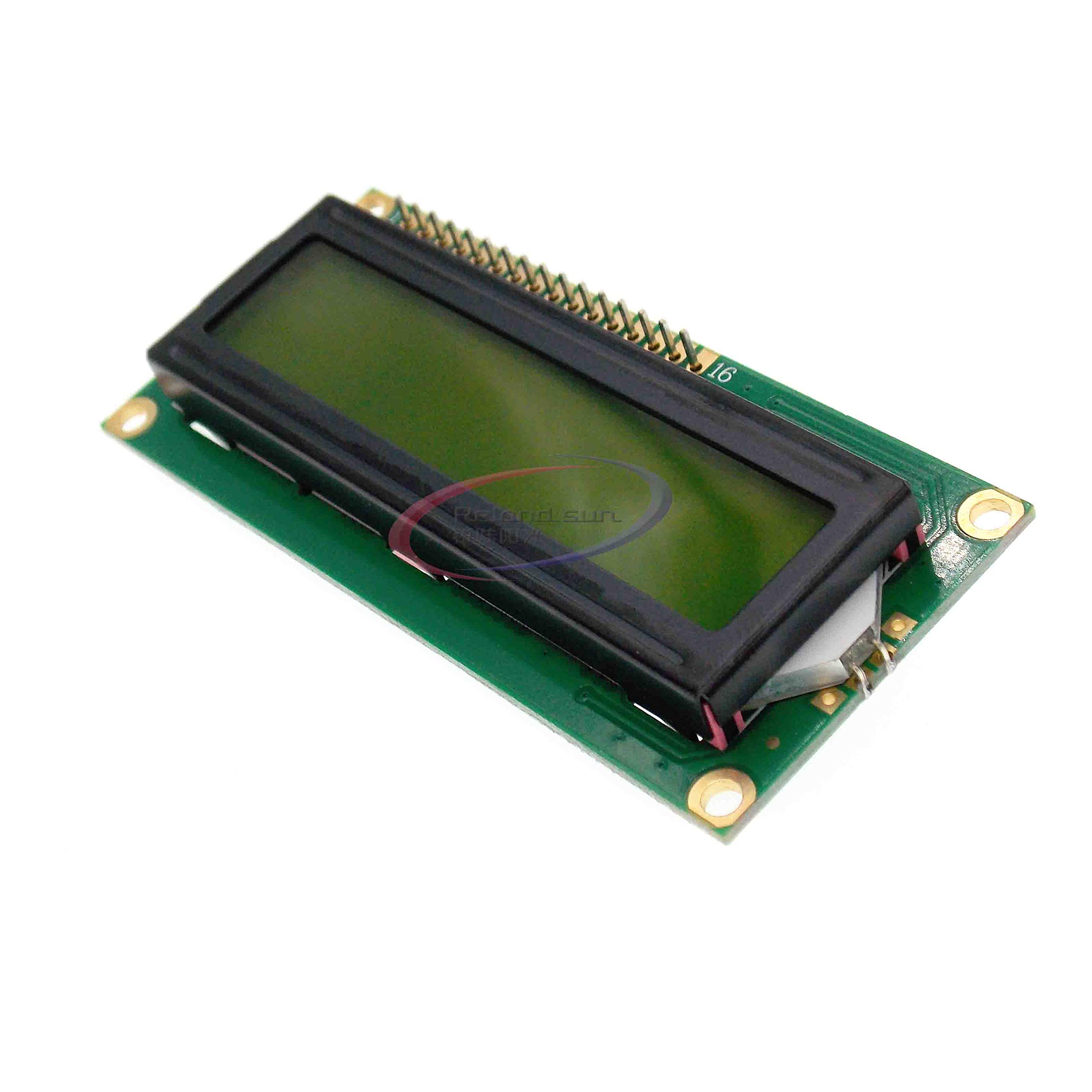 LCD1602+I2C LCD 1602 Module Blue/Green Screen PCF8574 IIC/I2C LCD1602 Adapter Plate for arduino (Yellow Green)