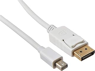 Cabo Conversor Mini Displayport (Thunderbolt) para Conexão Displayport (Mac) com 1,80 mts