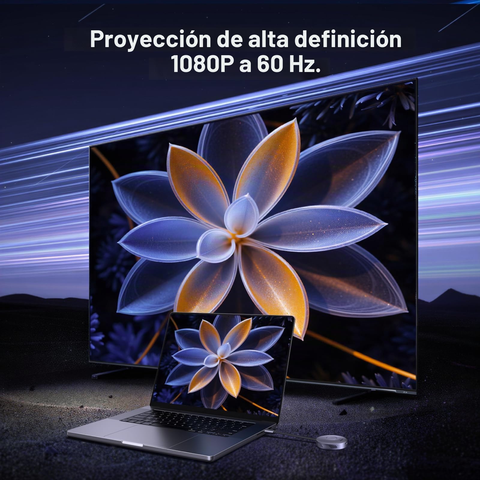 UGREEN Transmisor y Receptor HDMI Inalámbrico USB C TX HDMI Magnético 1080P | 1080P 60Hz 50M Plug Play 5G Transmisor PD 30W Compatible con iPhone 17 Pro MAX Air 16 Macbook Air Pro iPad Monitor Televisión
