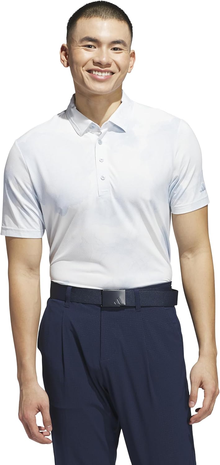 adidas Mens Ultimate365 Tour Printed Cool Feeling Polo Shirt