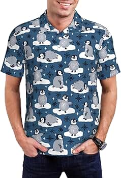 メンズウェア Penguin by Golfickers [MOCKNECK SHIRTS] Penguin by Munsingwear 公式 ペンギン バイ マンシングウェア Graphic