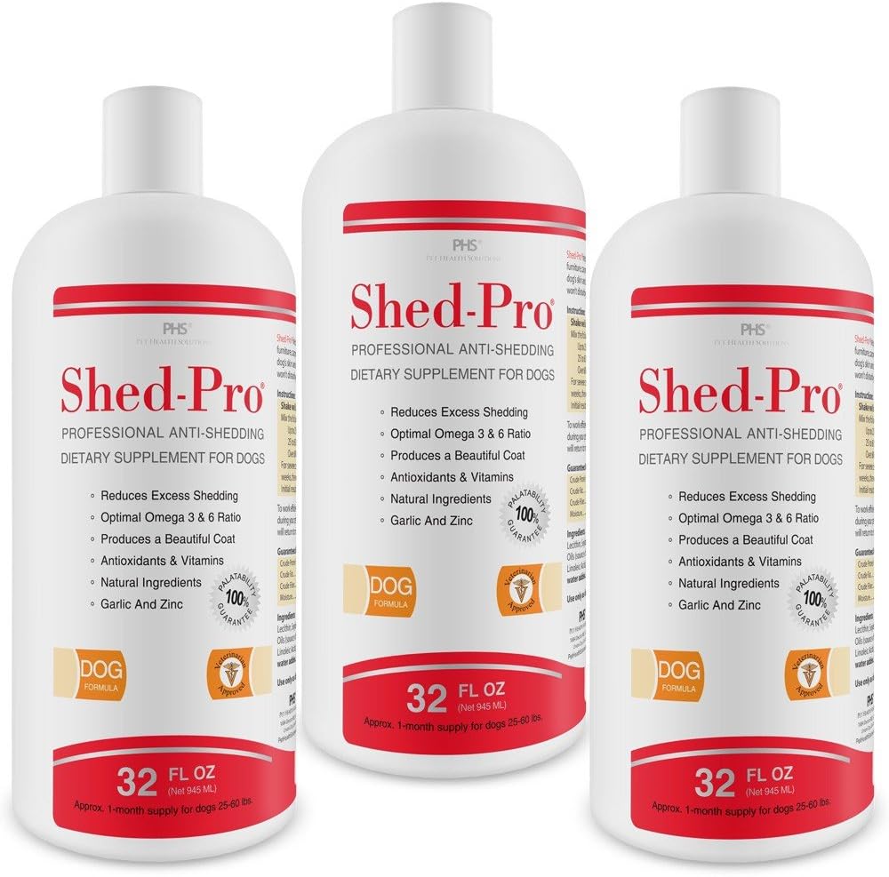 3PACK ShedPro for Dogs (96 fl oz)