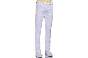 Eagle Blue Slim Fit White Jeans: The Perfect Blend of Style and Comfort