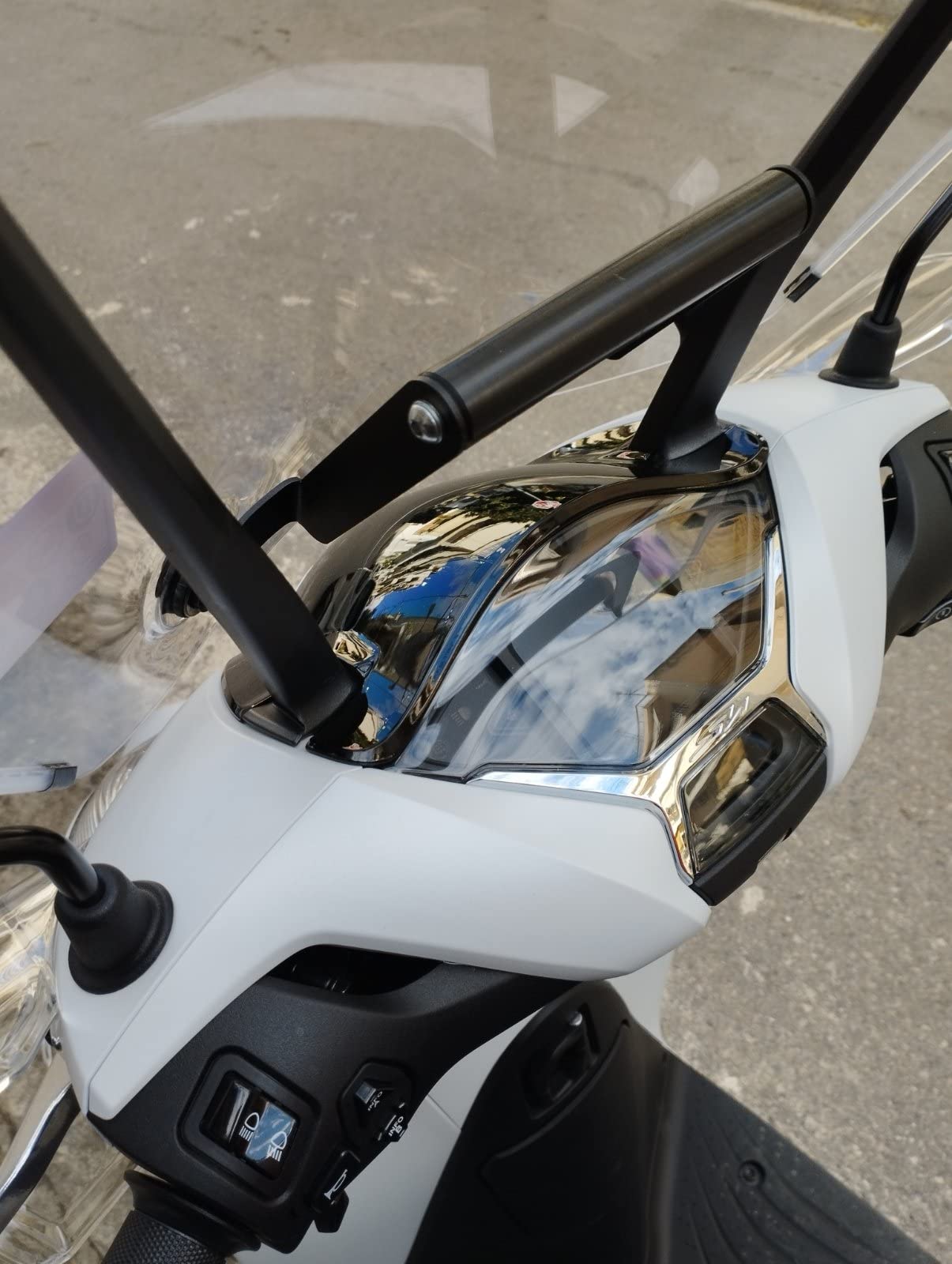 Supporto di montaggio per smartphone/GPS compatibile con Honda SH125/SH150/SH350 2023-2025