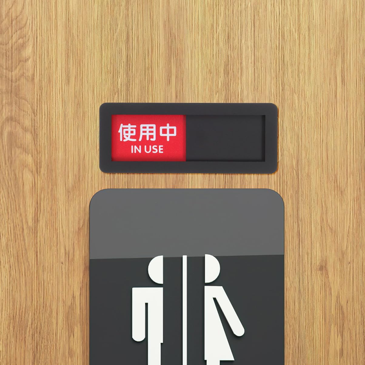 5 Ensembles Signalisation Autocollants Porte Signaletique Toilettes Indicateur De Confidentialité Signe De Curseur Vacant En Cours D'utilisation Signe Occupé Acrylique 2 Pièces * 5