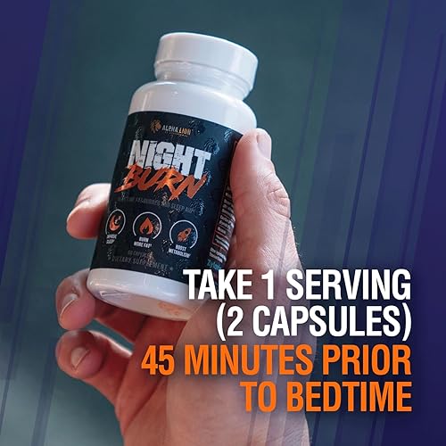 Miniatura 6 de ALPHA LION Quemadura nocturna, refuerzo del metabolismo para perder peso, menos grasa corporal, más músculo, promueve el cuerpo magro, suplemento