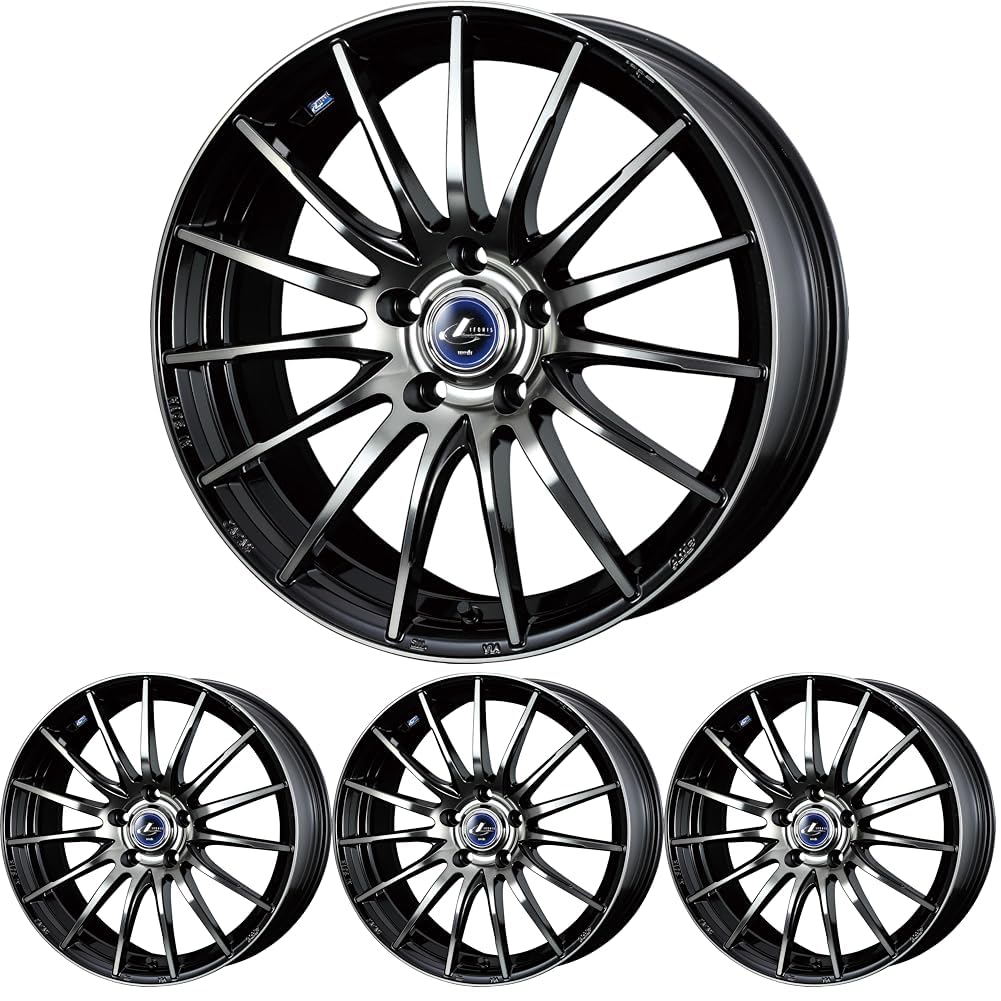 WEDS レオニス AMF 軽量 PCD100 5穴 バリ溝 215/50R17 WEDS レオニス AMF 軽量 PCD100 5穴 バリ溝 215/50R17 WEDS Weds