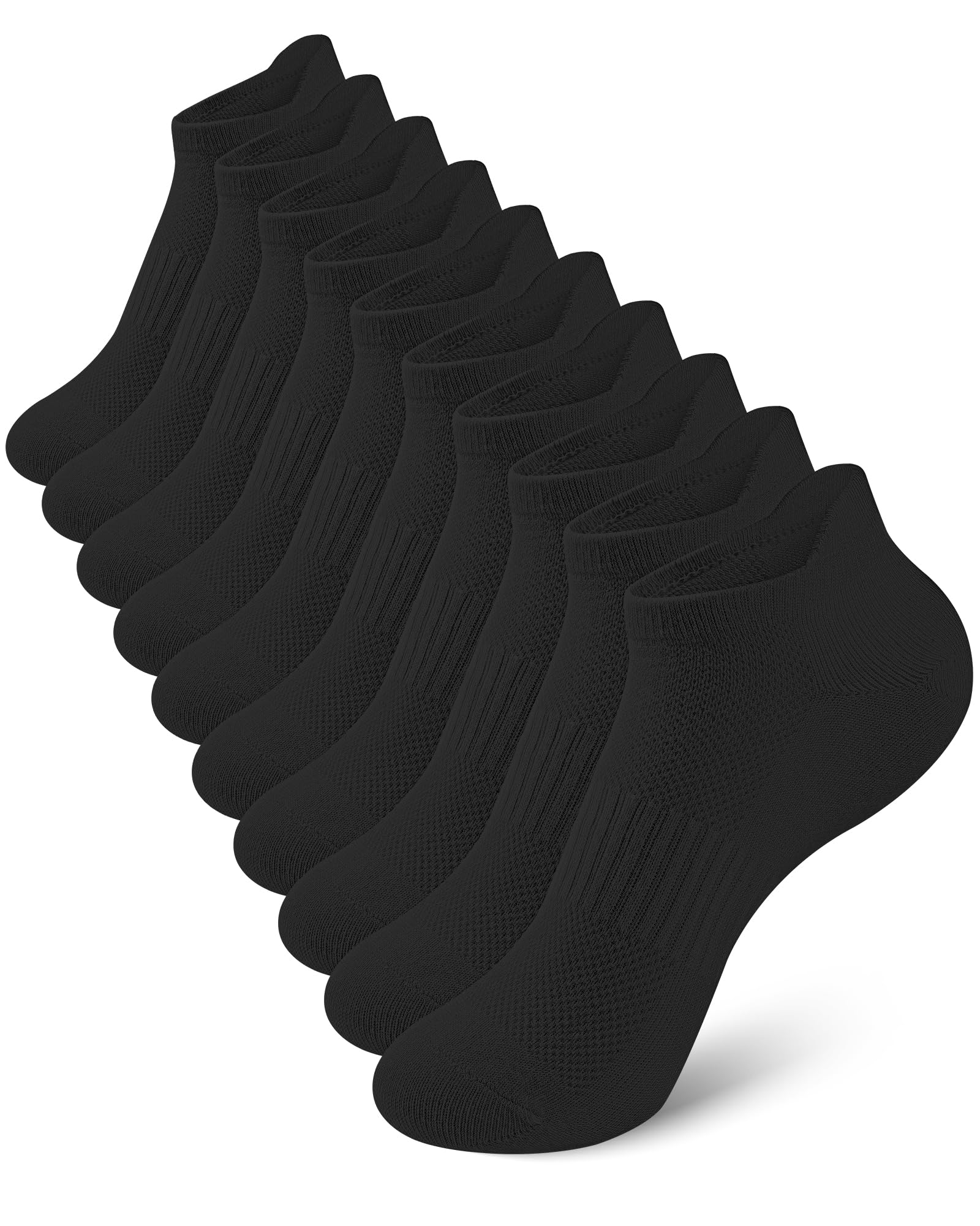 Somaibo 10 Pairs Kids Socks for Boys Girls Low Cut Athletic Ankle Socks