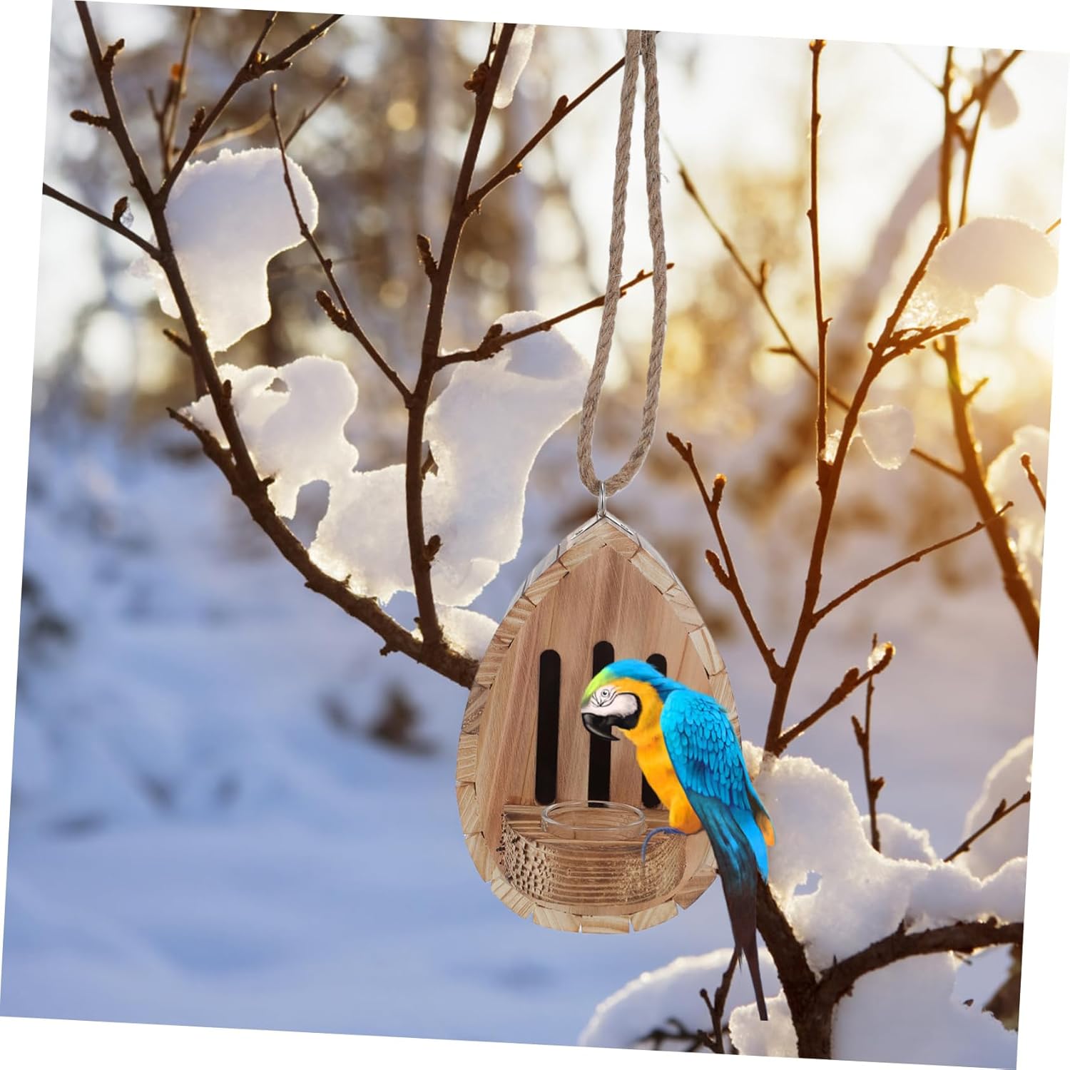 Toddmomy Wooden Butterfly House and Feeder Outdoor Hanging Habitat for Butterflies Space-Saving Garden Decoration Encourages Nesting and Visits Your