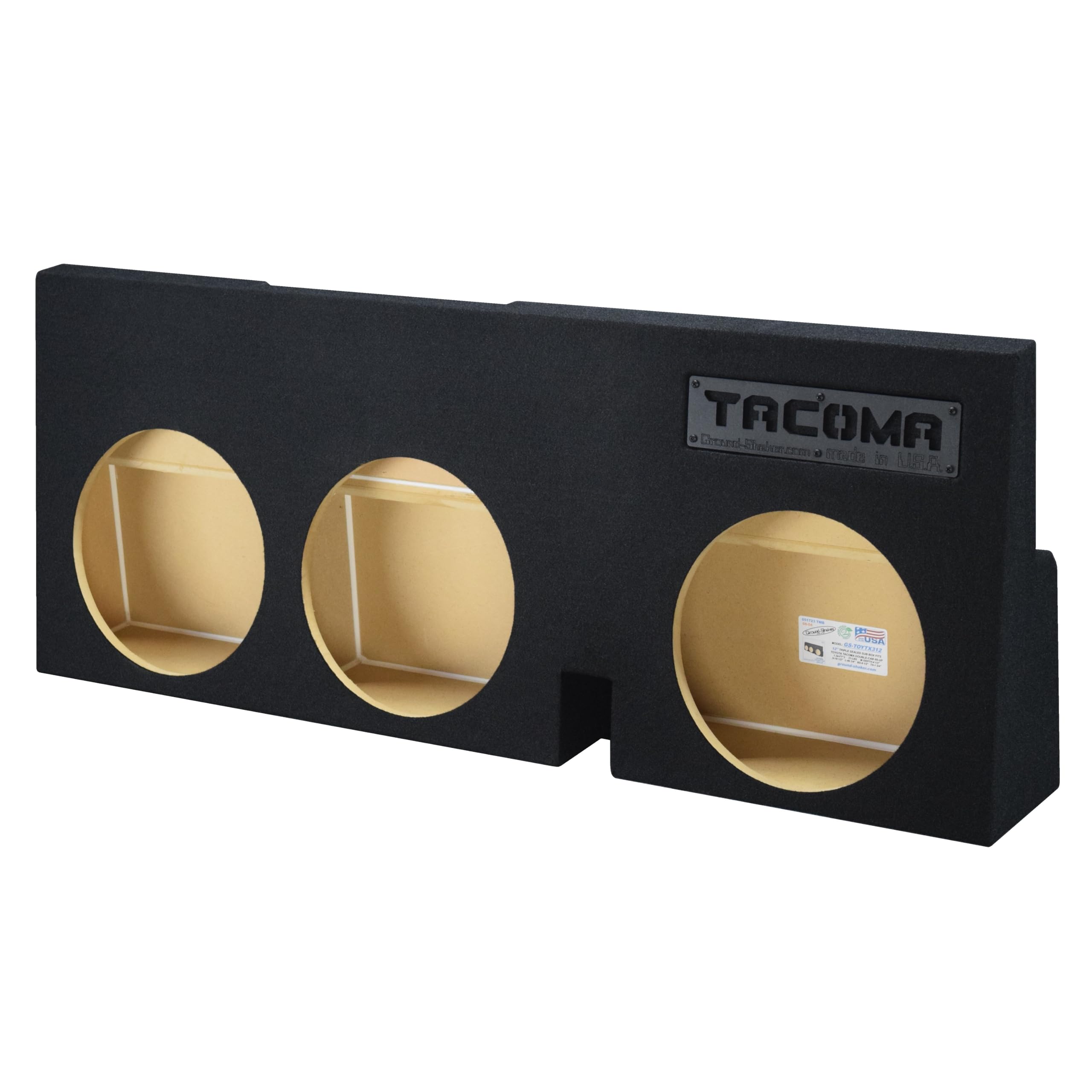 Triple Sub Box Subwoofer Enclosure 3 12