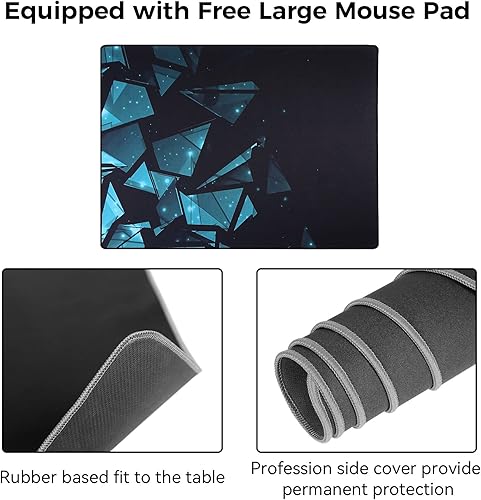 Miniatura 8 de Its_Organized Escritorio en forma de L escritorio esquinero para juegos de computadora de 60 pulgadas escritorio de estudio de estudio estación de