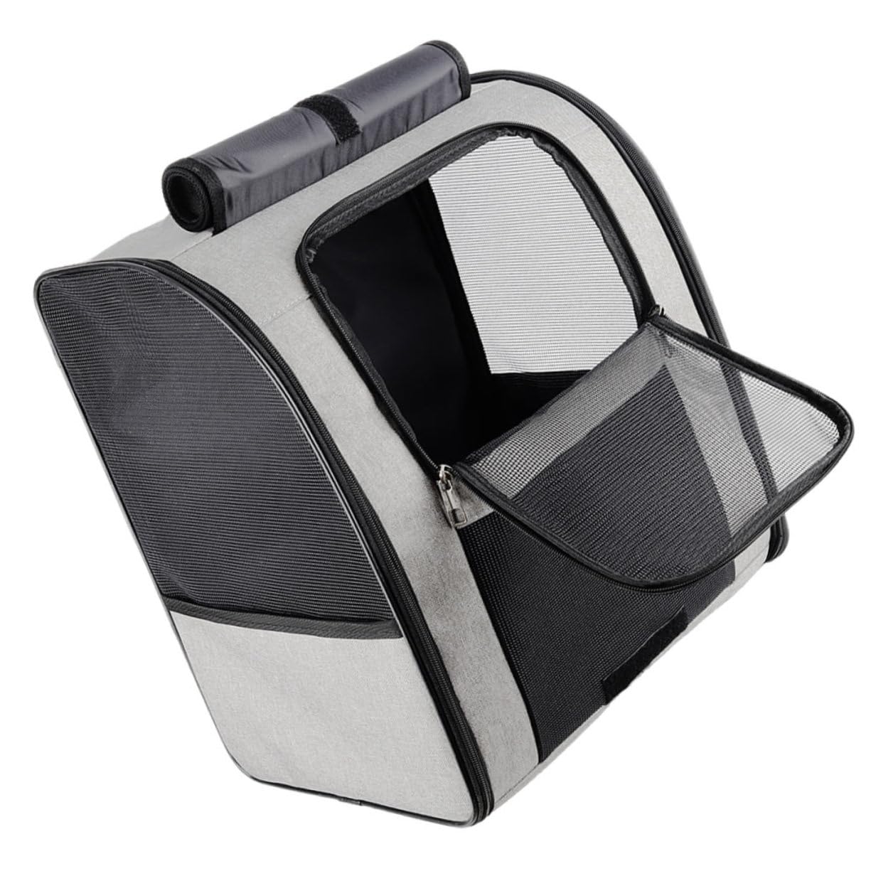 Abaodam Borsa per Trasporto Traspirante per Animali Domestici Zaino Portatile per Gatti Materiale di Spallacci Regolabili Design Semplice e Generoso