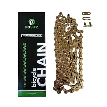 Positz Single Speed Fixie Bike Coloured Chain – Gold