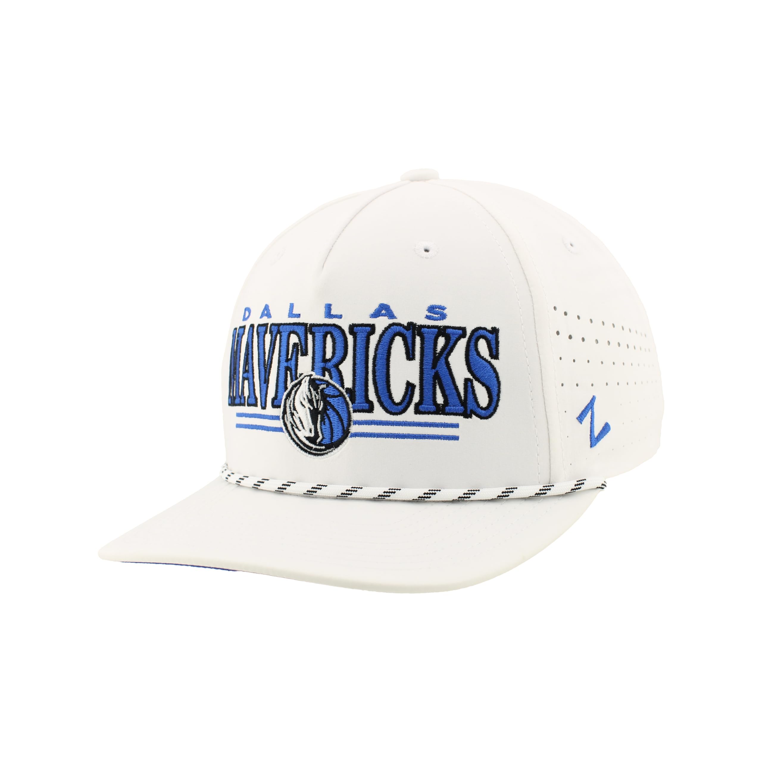 ZHATS NBA Officially Licensed Rope Hat Snapback Performance Regalia White — image 1