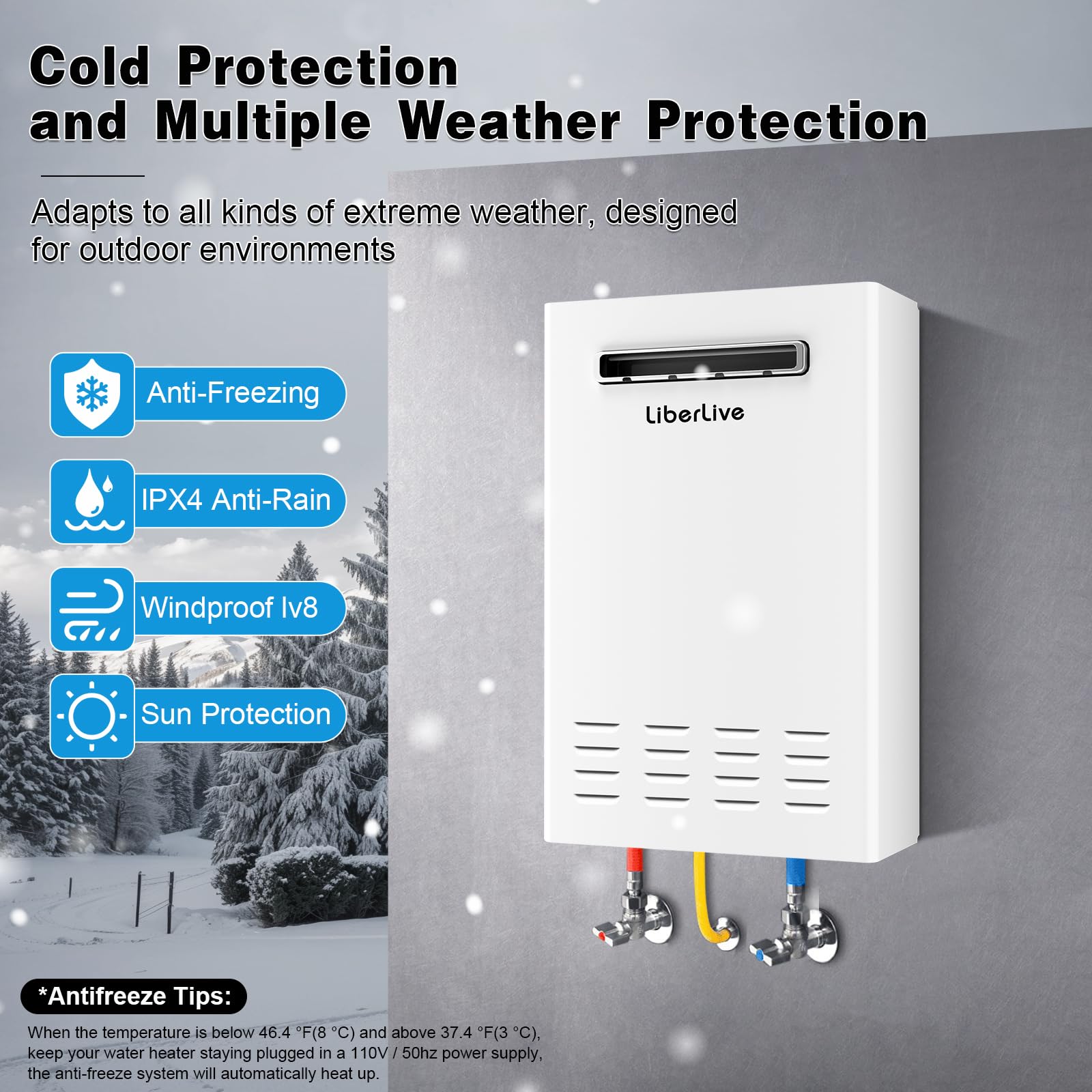 Outdoor Tankless Water Heater - Instant Hot Water -6